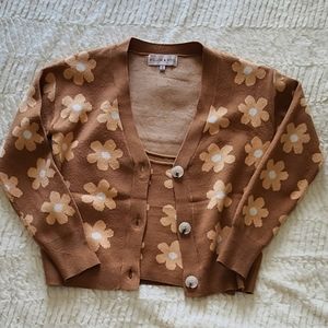 Brown Sweater Set